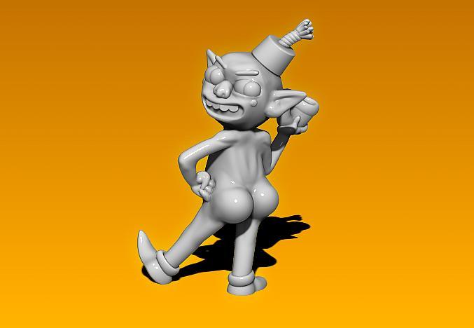 The goblin from Rude Tales of Magic (sfw, fanart, 32mm scale, presupported!)