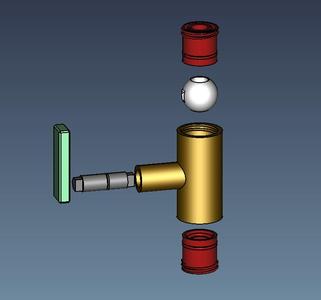 Oring sealed ball valve base component
