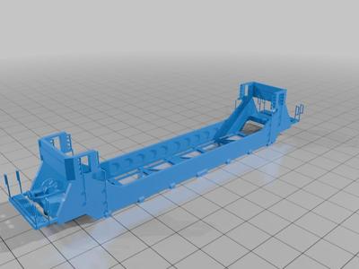 modded N scale Gunderson Twin Stack