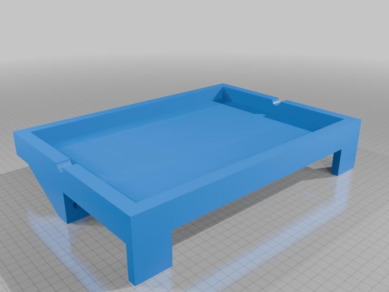 Bedside Table That Attaches to the Bed. 