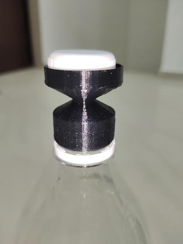 simple PET bottle airlock