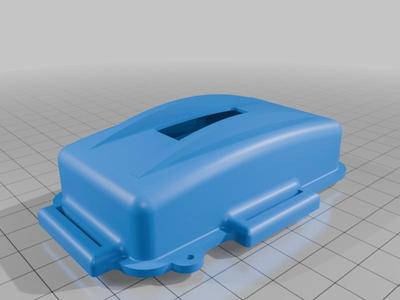 Headlamp battery housing
