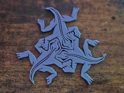 Tesellated M.C. Escher Lizards