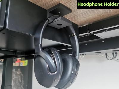 Simple Headphone Holder (for under your desk)