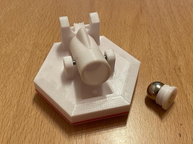 Gravitrax-compatibel seesaw (kleine Wippe)