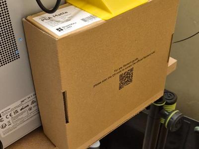 Waste Material Chute for Bambu Lab Spool Box