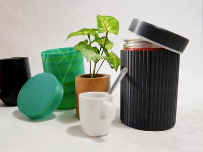 Upcycled Coffee Canister Sleeve