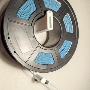 Spool wall mount with bowden guide