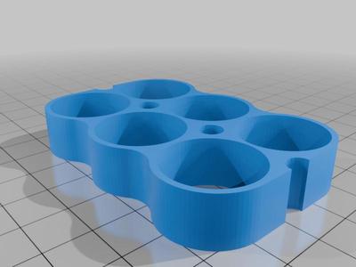 6S1P 21700 Li-ion Cell Holder
