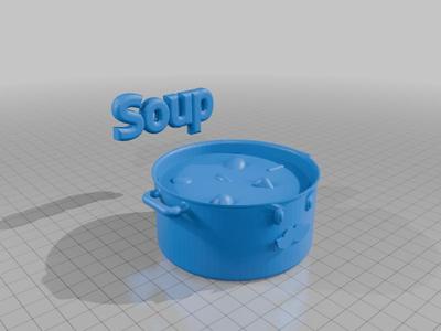 soup/stew with the face