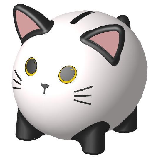 Piggy bank Cat