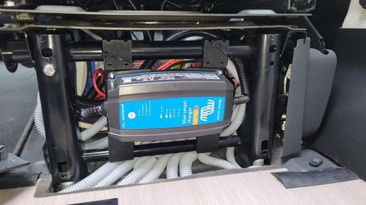 Seatbase charger mount for Ducato based vehicles (potentially Relay, Boxer etc)