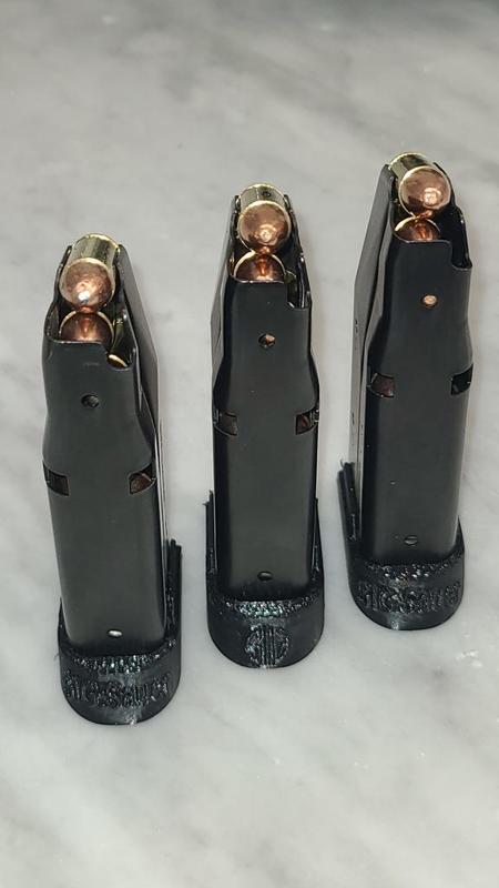 Sig Sauer P365 Logo Magazine Base Plate Extensions