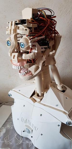 Inmoov headv2 modification