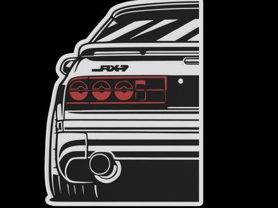 Mazda RX7 FC Art