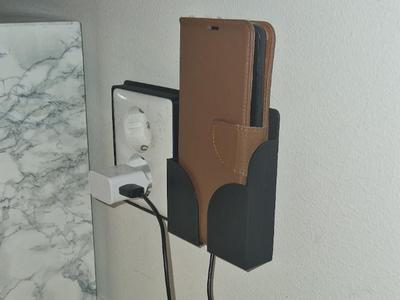 Wall Socket Mobile Holder