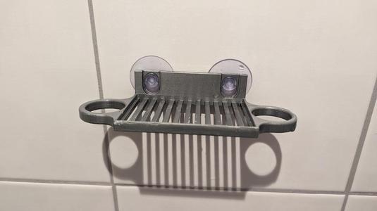 Suction Cup Mounted Soap Dish (Remix)