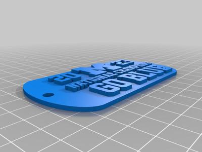 University of Michigan Keychain