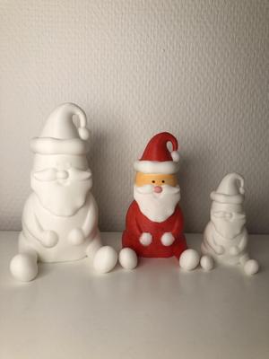 Cute sitting Santa