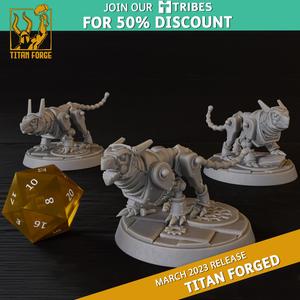 Dog - Titan Forged - Titan Forge Miniatures March 2023