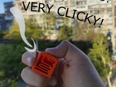 Clicker Fidget - Clicky - Print in place