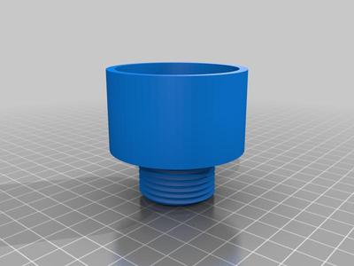 25mm Ball Valve to 50mm PVC connector
