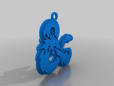 Dungeons and Dragons Logo Ornament