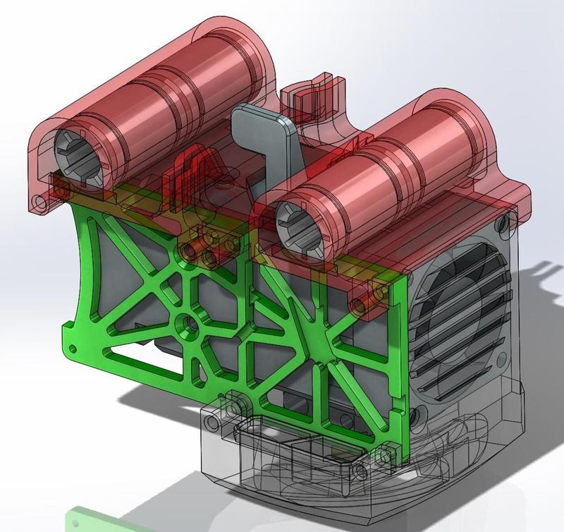 BIQU H2 mount for FlyingBear Ghost 5