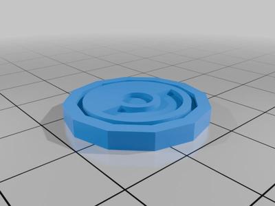 Pokeball Trolley Token (£1 Coin Size)