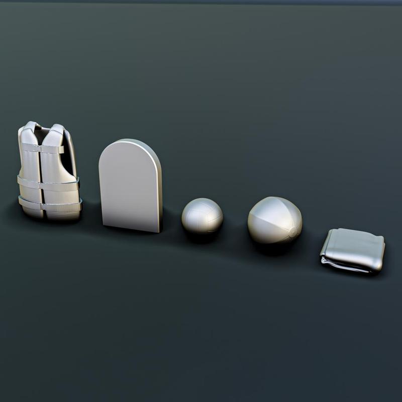 Beach Resort Diorama Pack