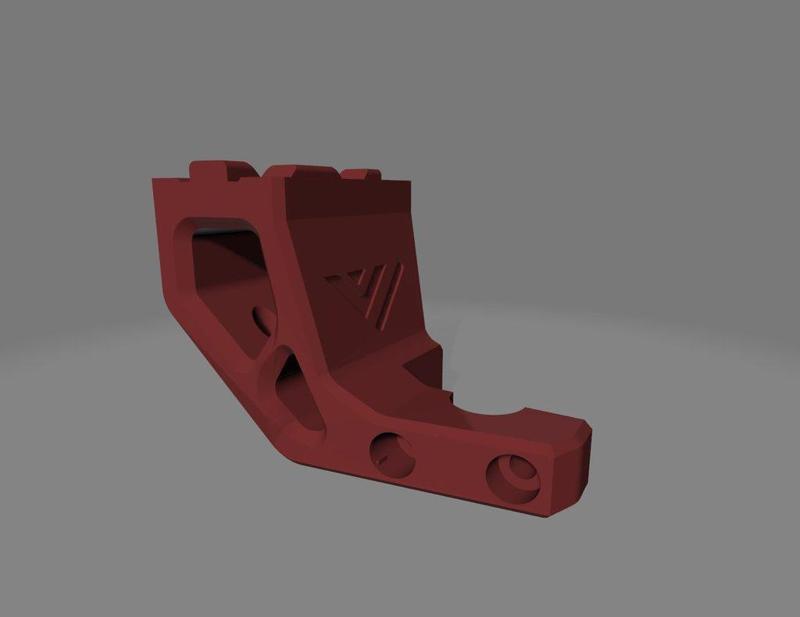 Ender 5+ VzBot Converion - Upper rod holder