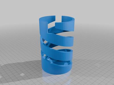 Can Crusher Screw Spiral (double helix shape)