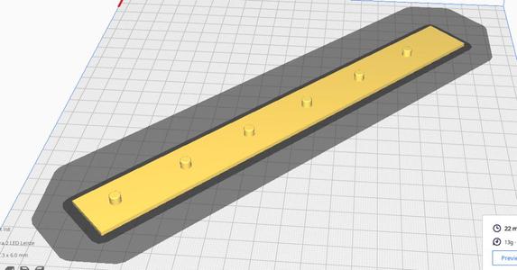 Anycubic Kobra 2 LED Leiste/LED light bar /remix cdub-22