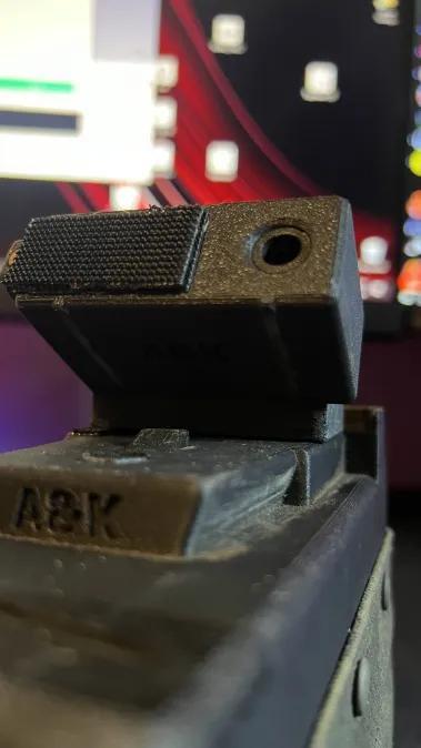 Bullgear box mag shim for m249 Featherweight