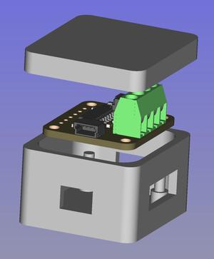 Adafruit NAU7802 24-Bit ADC Board and Container