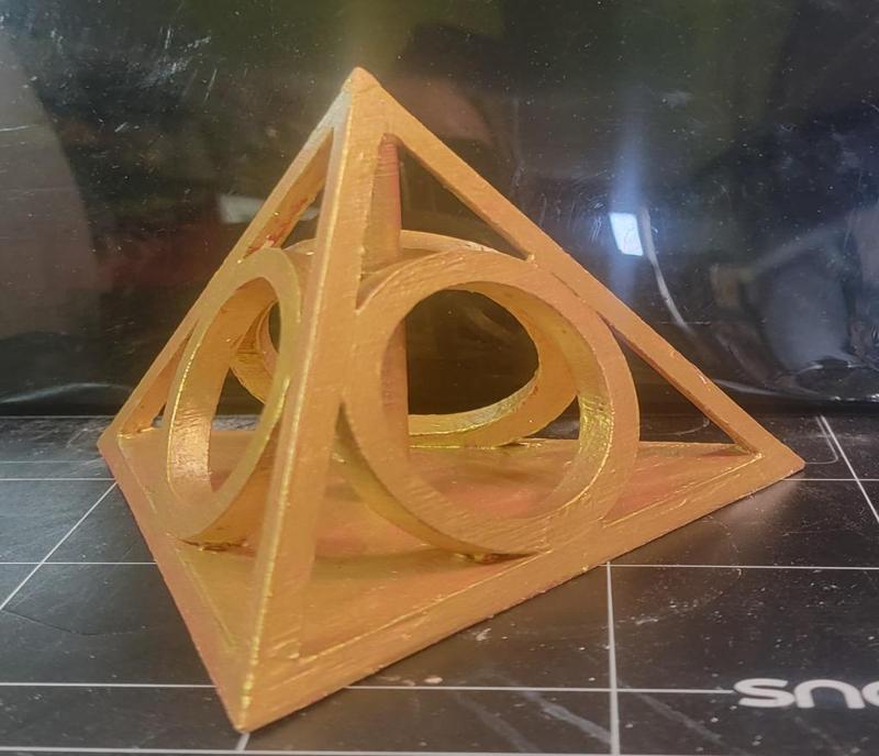 3-D Deathly Hallows- Harry Potter