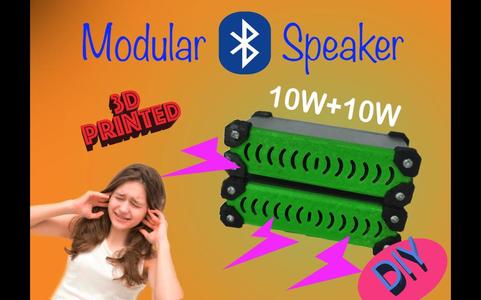 Modular BT Speaker / DIY/ Portable/ 20W/ customizable