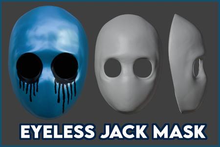 Eyeless Jack Mask Base Generic Cosplay