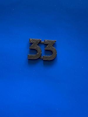 Fallout 33 Collar Pin