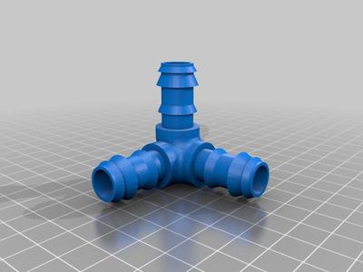 Drip Irrigation connector 3 way 16mm tube