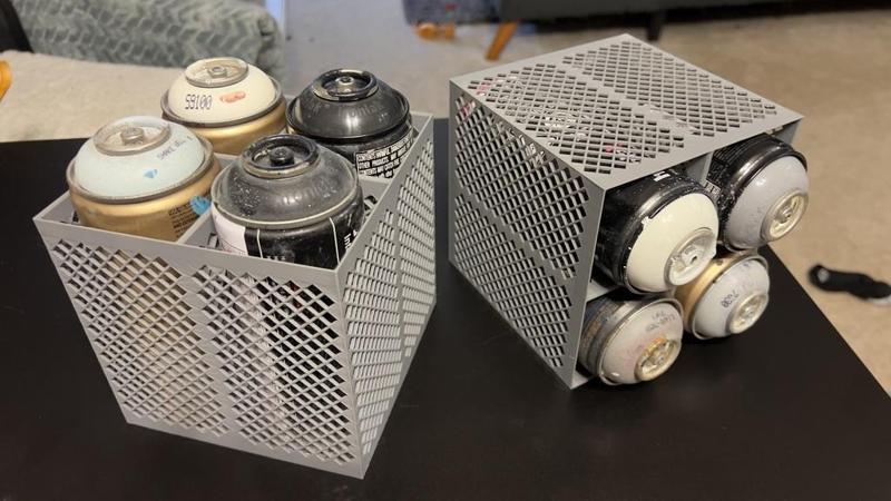 Spray Paint / Aerosol Can Rack (2x2)