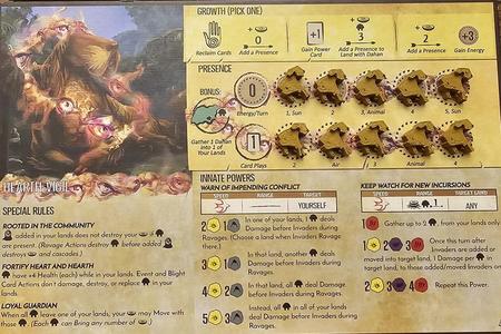 Hearth Vigil Presence Token Spirit Island Nature Incarante