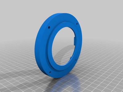 Elegoo Saturn 2 Ventilation Port Adapter - Magnetic - 100mm / 4' Hose