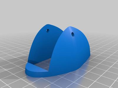 Low profile RC airplane landing gear