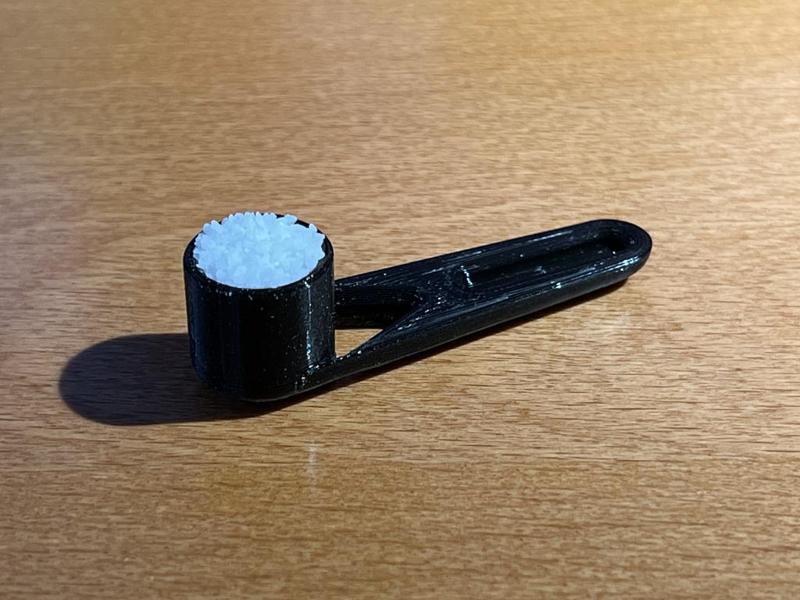 Messloeffel fuer Nasendusche / Measuring spoon for nasal douche