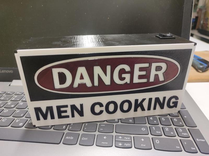 Wall or shelf LED sign