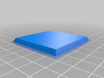 Square base 50x50mm