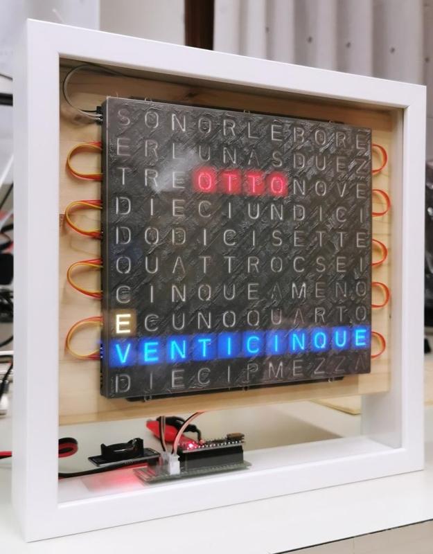 WORD CLOCK ITA