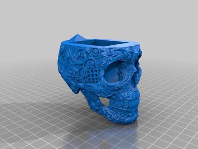 Porta Anillos Craneo Decorado