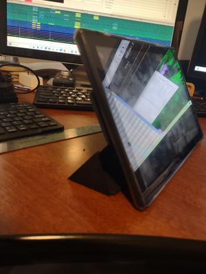 Tablet cover support
